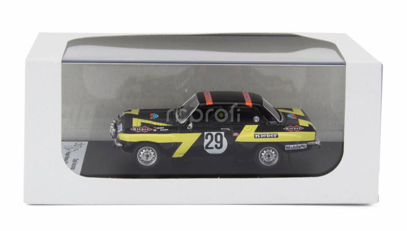 Trofeu Opel Ascona (night Version) N 29 Rally Baltic 1975 Holgher Bohne - Franz Josef Moormann 1:43 Černá Žlutá
