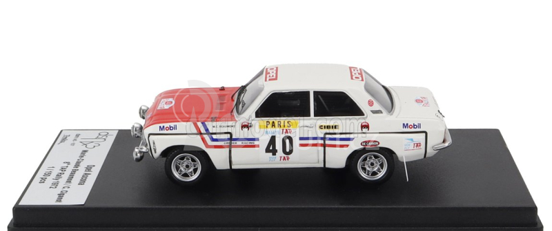 Trofeu Opel Ascona (night Version) N 40 Rally Tap 1972 Marie Claude Beaumont - Christine Cicanot 1:43 Bílá Červená