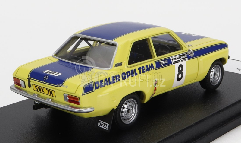 Trofeu Opel Ascona (night Version) N 8 Rally Welsh 1974 T.fall - M.broad 1:43 Žlutá Modrá