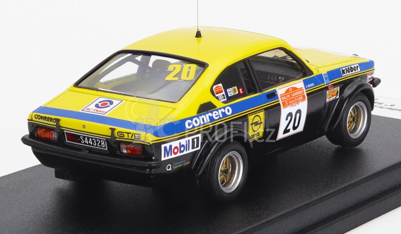 Trofeu Opel Kadett Gt/e (night Version) N 20 Rally Sanremo 1977 F.ormezzano - R.meiohas 1:43 Žlutá Černá