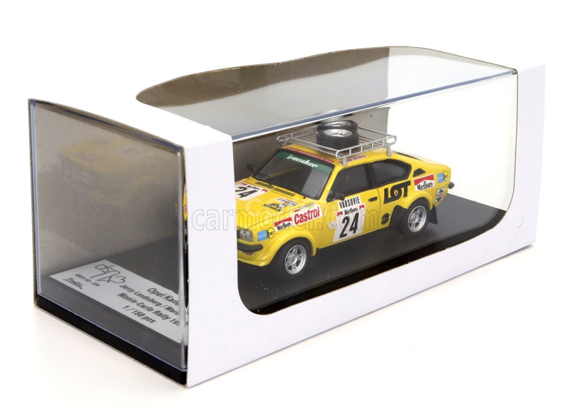 Trofeu Opel Kadett Gt/e (night Version) N 24 Rally Montecarlo 1978 Jerzy Landsberg - Marek Muszynski 1:43 Žlutá