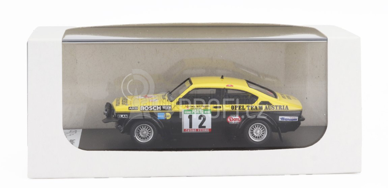 Trofeu Opel Kadett Gte (night Version) N 12 Rally Portugal 1977 F.wittmann - K.nestinger 1:43 Žlutá Černá