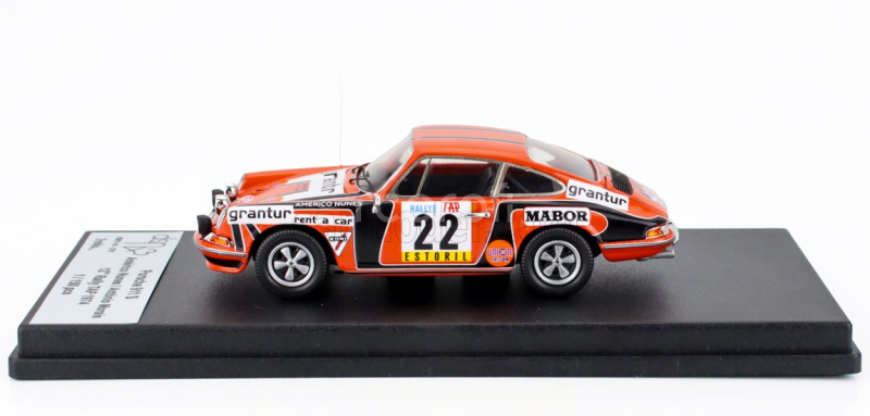 Trofeu Porsche 911 Carera Rs Coupe (night Version) N 22 Rally Tap 1974 Americo Nunes - Antonio Morais 1:43 Orange