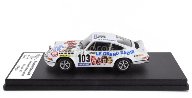 Trofeu Porsche 911 Carrera Rs Coupe N 103 Tour Auto 1973 Herve Bayard - Rene Ligonnet 1:43 Bílá