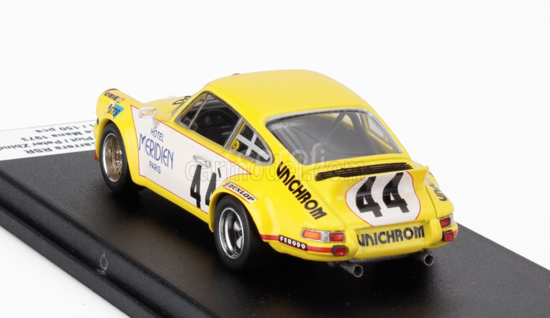 Trofeu Porsche 911 Carrera Rs Coupe N 44 24h Le Mans 1973 Jean Francois Piot - Peter Zbinder 1:43 Žlutá Bílá
