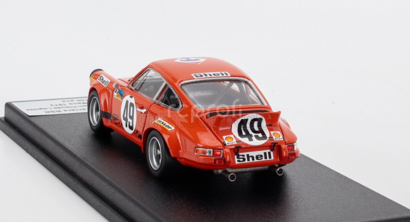 Trofeu Porsche 911 Carrera Rsr Coupe N 49 24h Le Mans 1973 Jean Egreteaud - Jean Claude Lagniez 1:43 Orange