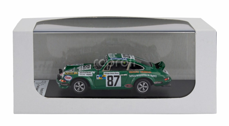 Trofeu Porsche 911 Scf Coupe N 87 24h Le Mans 1975 Rene Boubet - Philippe Dermagne 1:43 Zelená