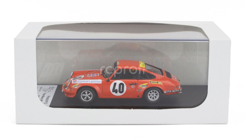 Trofeu Porsche 911s Coupe N 40 24h Le Mans 1972 Pierre Mauroy - Marcel Mignot 1:43 Orange