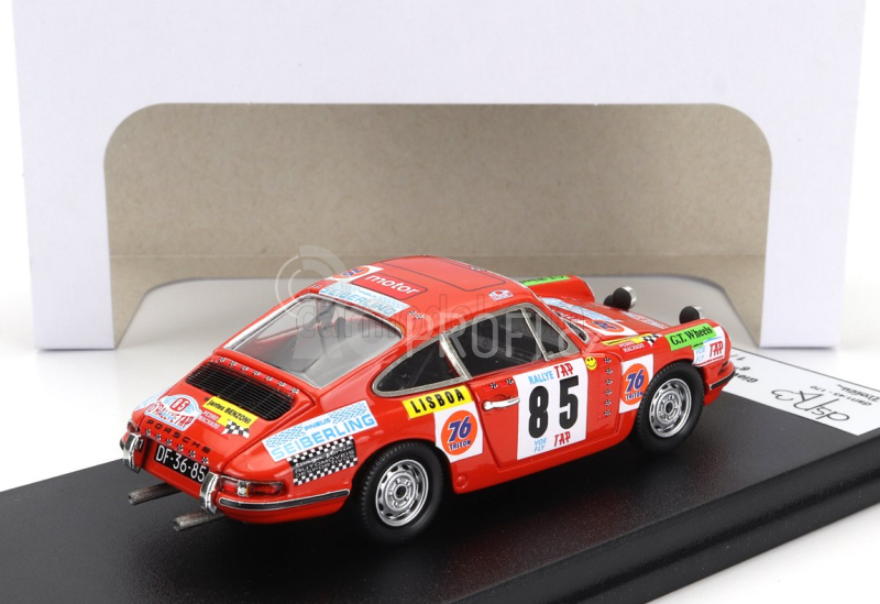 Trofeu Porsche 911s Coupe (night Version) N 85 Rally Tap 1972 Giovanni Salvi - Luigi Valle 1:43 Orange