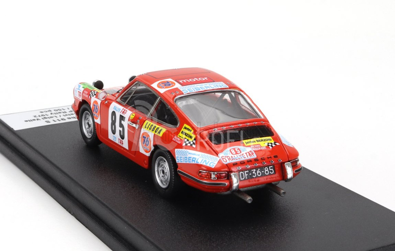Trofeu Porsche 911s Coupe (night Version) N 85 Rally Tap 1972 Giovanni Salvi - Luigi Valle 1:43 Orange