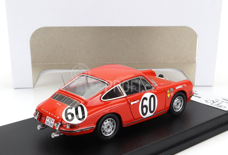 Trofeu Porsche 911s Coupe Team Farjon N 60 24h Le Mans 1967 Andre Wicky - Philippe Farjon 1:43 Orange