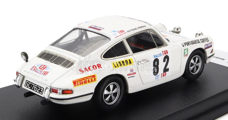 Trofeu Porsche 911s (night Version) N 82 Tap Rally 1972 A.nunes - A.morais 1:43 Bílá