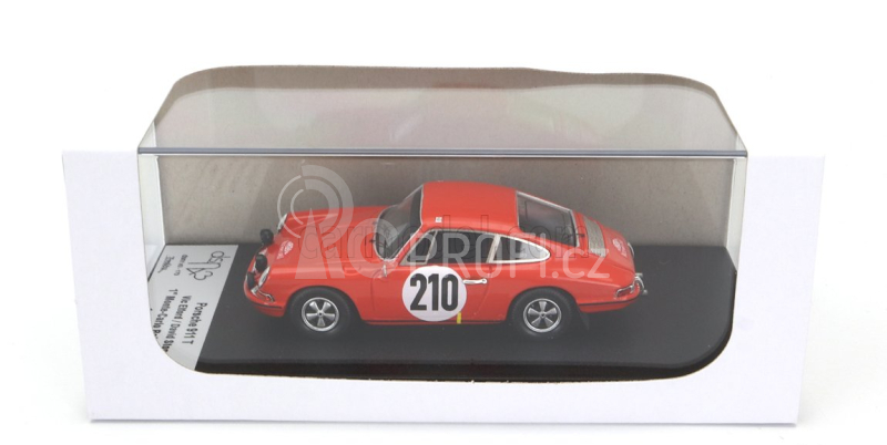 Trofeu Porsche 911t Coupe (night Version) N 210 Winner Rally Montecarlo 1968 Vic Elford - David Stone 1:43 Orange