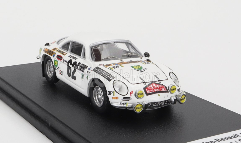 Trofeu Renault A110 Alpine N 62 Rally Montecarlo 1973 Thierry Sabine - Pierre Terry 1:43 Bílá
