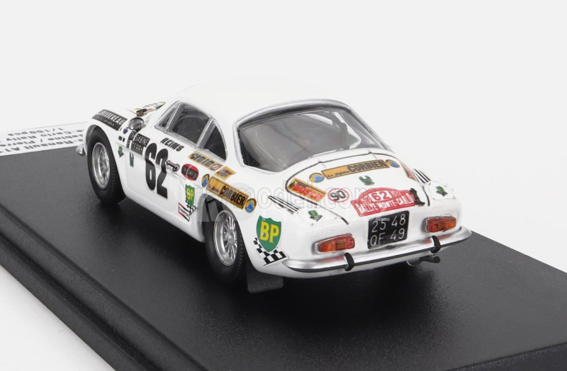 Trofeu Renault A110 Alpine N 62 Rally Montecarlo 1973 Thierry Sabine - Pierre Terry 1:43 Bílá