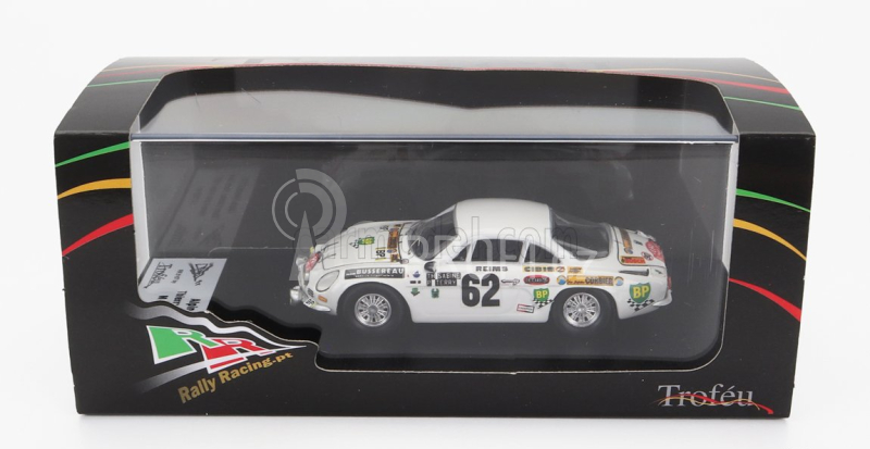 Trofeu Renault A110 Alpine N 62 Rally Montecarlo 1973 Thierry Sabine - Pierre Terry 1:43 Bílá
