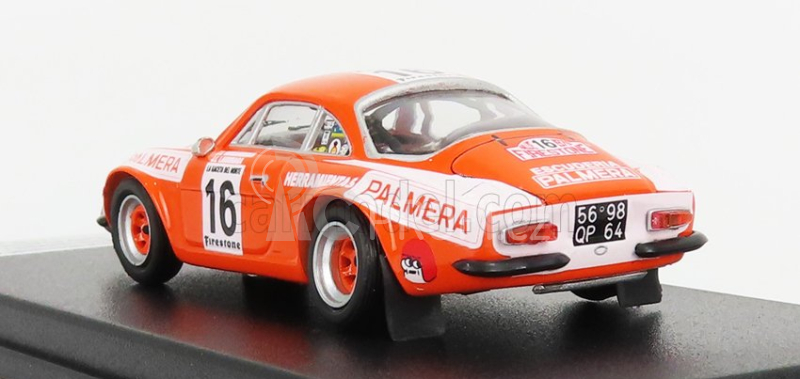 Trofeu Renault Alpine A110 N 16 Rally Firestone 1976 I.sunsundegui - J.larrinaga 1:43 Oranžová Bílá