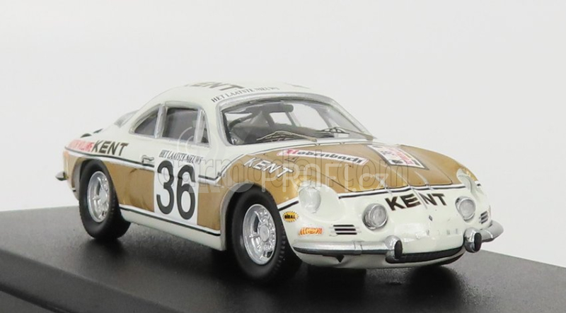 Trofeu Renault Alpine A110 N 36 Rally Ypres 1972 F.vandecaveye - W.plas 1:43 Bílé Zlato