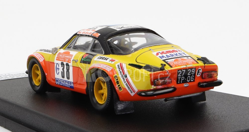 Trofeu Renault Alpine A110 N 38 Rally Sanremo 1981 C.rey - Struyf 1:43 Žlutá Černá Oranžová
