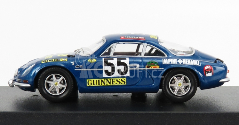 Trofeu Renault Alpine A110 N 55 Winner Class 1000km Spa 1970 J.m.jacquemin - B.palayer 1:43 Blue Met