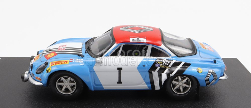 Trofeu Renault Alpine A110 N I Rally Poland 1974 S.zasada - E.zasada 1:43 Modrá Bílá Červená
