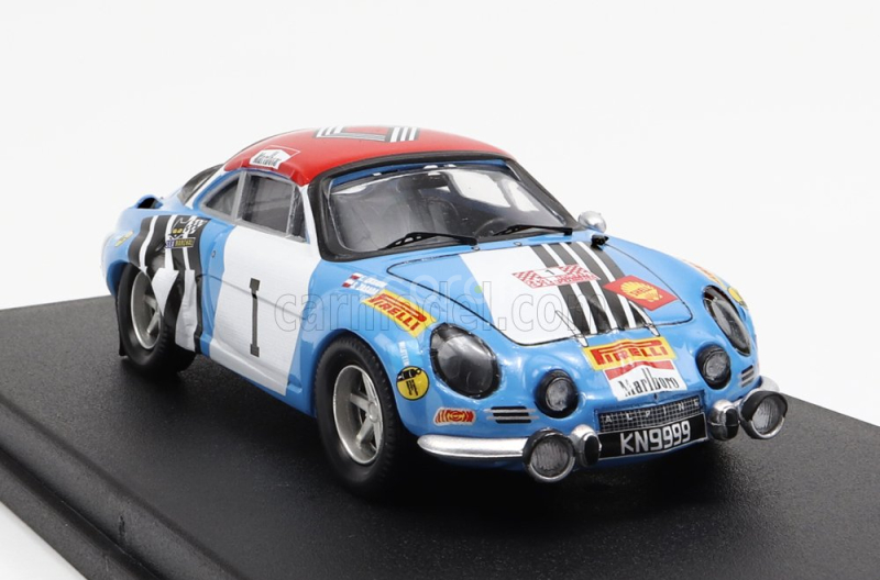 Trofeu Renault Alpine A110 N I Rally Poland 1974 S.zasada - E.zasada 1:43 Modrá Bílá Červená