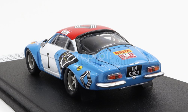 Trofeu Renault Alpine A110 N I Rally Poland 1974 S.zasada - E.zasada 1:43 Modrá Bílá Červená
