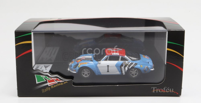 Trofeu Renault Alpine A110 N I Rally Poland 1974 S.zasada - E.zasada 1:43 Modrá Bílá Červená