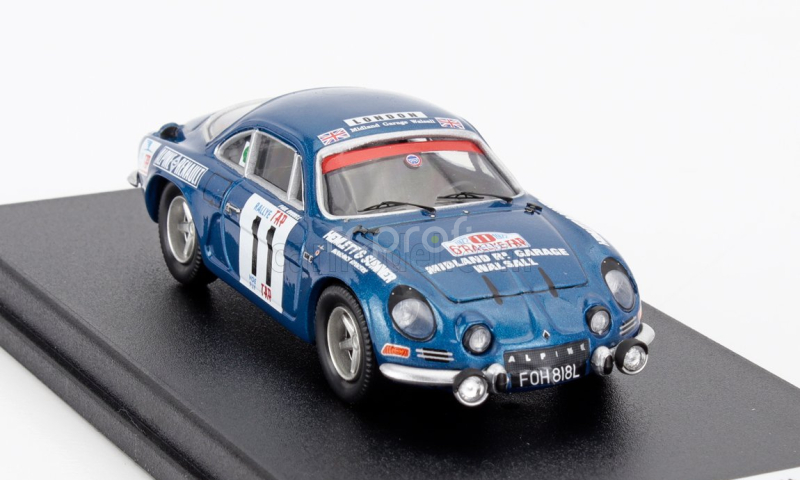 Trofeu Renault Alpine A110 (night Version)  N 11 Rally Tap 1972 Peter Smith - Paul Russell 1:43 Blue