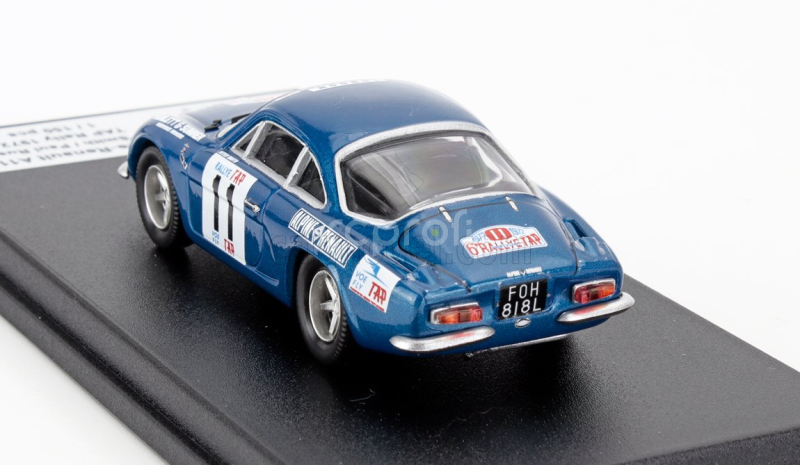 Trofeu Renault Alpine A110 (night Version)  N 11 Rally Tap 1972 Peter Smith - Paul Russell 1:43 Blue
