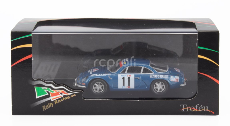 Trofeu Renault Alpine A110 (night Version)  N 11 Rally Tap 1972 Peter Smith - Paul Russell 1:43 Blue