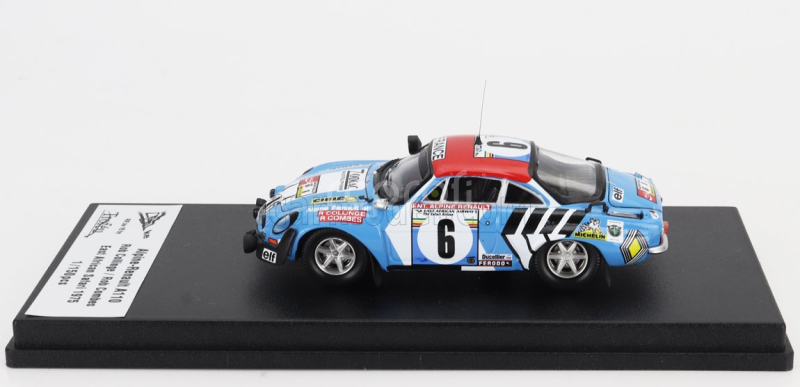 Trofeu Renault Alpine A110 (night Version) N 6 Rally East African Safari 1975 Rob Collinge - Rob Combes 1:43 Světle Modrá
