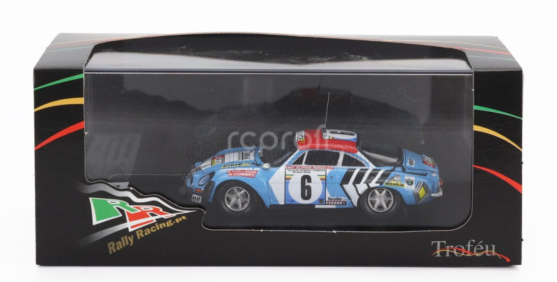 Trofeu Renault Alpine A110 (night Version) N 6 Rally East African Safari 1975 Rob Collinge - Rob Combes 1:43 Světle Modrá