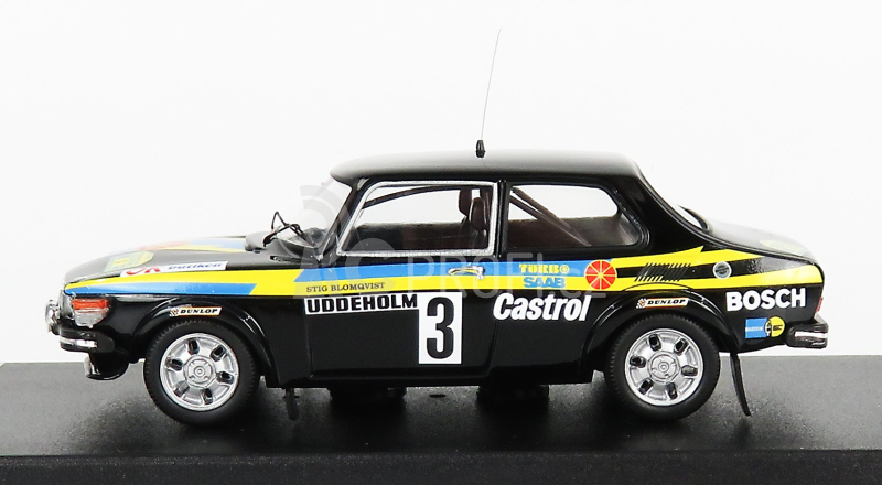 Trofeu Saab 99 Turbo N 3 Winner Rally Sweden 1979 S.blomqvist - B.cederberg 1:43 Black