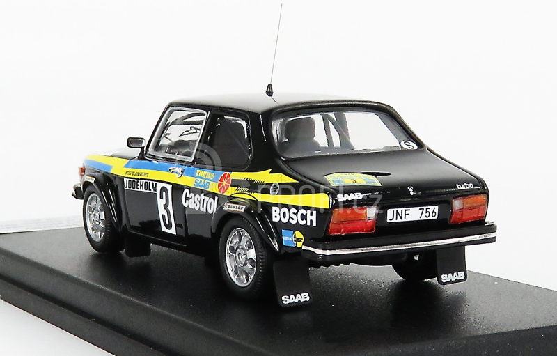 Trofeu Saab 99 Turbo N 3 Winner Rally Sweden 1979 S.blomqvist - B.cederberg 1:43 Black
