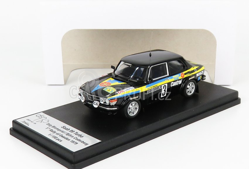 Trofeu Saab 99 Turbo N 3 Winner Rally Sweden 1979 S.blomqvist - B.cederberg 1:43 Black