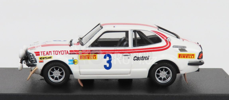 Trofeu Toyota Corolla Levin (night Version) N 3 Rally Acropolis 1975 A.warmbold - J.davenport 1:43 Bílá Červená