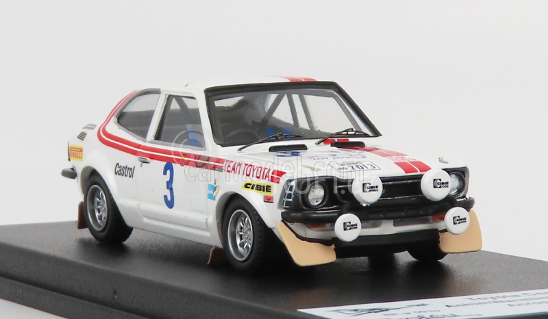 Trofeu Toyota Corolla Levin (night Version) N 3 Rally Acropolis 1975 A.warmbold - J.davenport 1:43 Bílá Červená