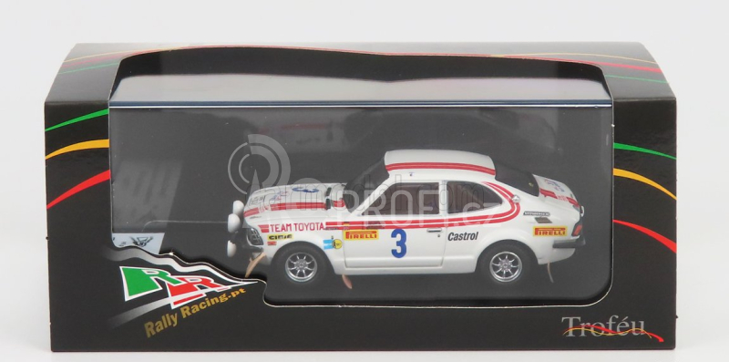 Trofeu Toyota Corolla Levin (night Version) N 3 Rally Acropolis 1975 A.warmbold - J.davenport 1:43 Bílá Červená
