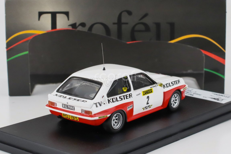 Trofeu Vauxhall Chevette Hsr N 2 Rally West Cork 1983 Frank O'mahony - Bryan Curtin 1:43 Bílá Červená