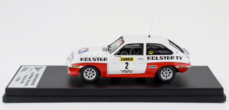 Trofeu Vauxhall Chevette Hsr N 2 Rally West Cork 1983 Frank O'mahony - Bryan Curtin 1:43 Bílá Červená
