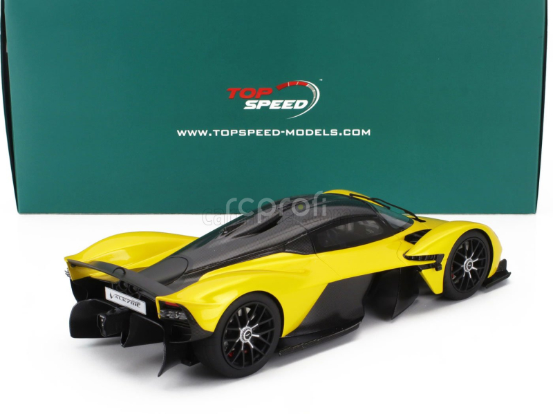 Truescale Aston martin Valkyrie 2021 1:18 Žlutá