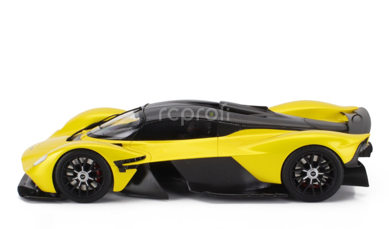 Truescale Aston martin Valkyrie 2021 1:18 Žlutá