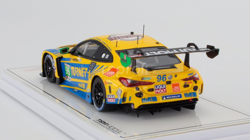Truescale BMW 4-series M4 Gt3 3.0l Twin Turbo Team Turner Motorsport N 96 Imsa 24h Daytona 2024 Michael Dinan - Robby Foley - Patrick Gallagher - Jens Klingmann 1:43 Žlutá Modrá