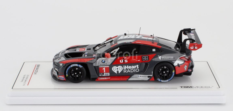 Truescale BMW 4-series M4 Gt3 Team Paul Miller Racing N 1 12h Sebring 2024 Bryan Sellers - Madison Snow - Neil Verhagen 1:43 Šedá Červená