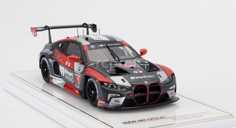 Truescale BMW 4-series M4 Gt3 Team Paul Miller Racing N 1 12h Sebring 2024 Bryan Sellers - Madison Snow - Neil Verhagen 1:43 Šedá Červená