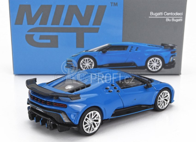 Truescale Bugatti Centodieci Lhd 2019 1:64 Blue