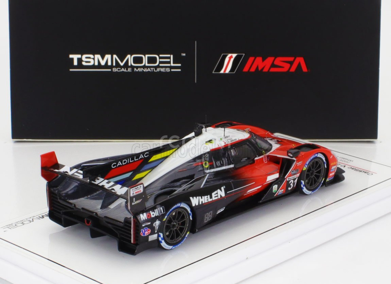 Truescale Cadillac V-series R 5.5l V8 Team Whelen Cadillac Racing N 31 2nd Imsa 24h Daytona 2024 Jack Aitken - Tom Blomqvist - Pipo Derani 1:43 Červená Černá