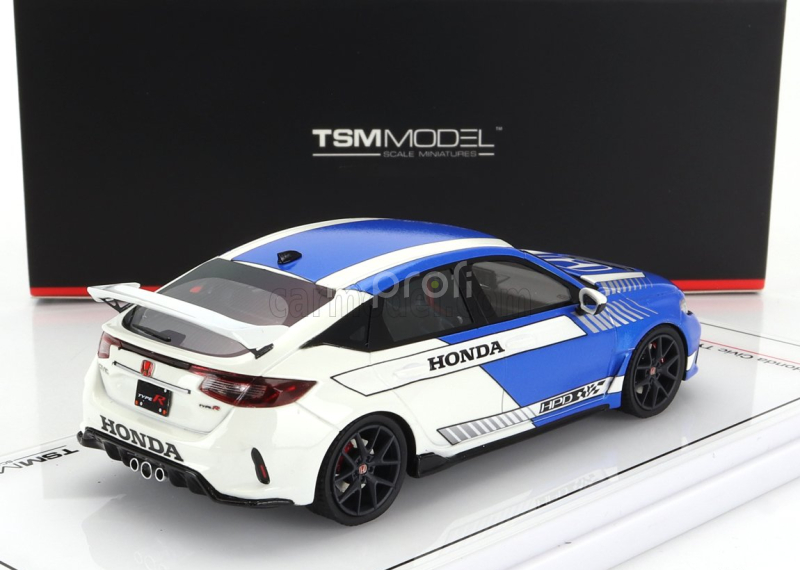 Truescale Honda Civic Type R 2023 1:43 Modrá Bílá