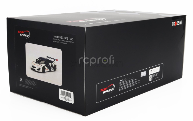 Truescale Honda Nsx Gt3 Evo Team Alpha Tauri N 0 Red Bull Formula Nurburgring 2023 Yuki Tsunoda 1:18 Bílá Modrá